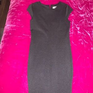 “Conservative” thick grey dress